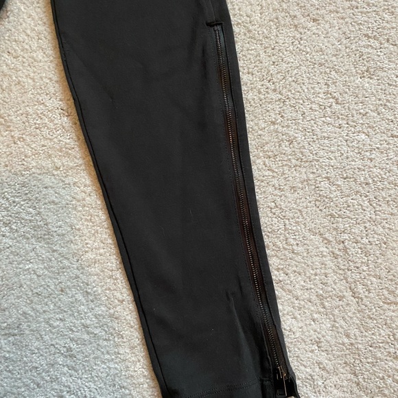 Vince Ankle Zip Stretchy Leggings - Picture 3 of 4